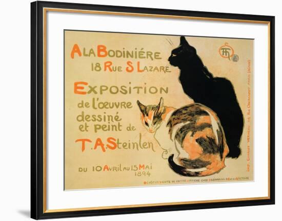 Exposition at Bodiniere-Théophile Alexandre Steinlen-Framed Art Print