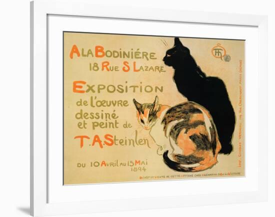 Exposition at Bodiniere-Théophile Alexandre Steinlen-Framed Art Print