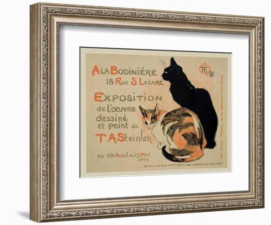 Exposition at Bodiniere-Théophile Alexandre Steinlen-Framed Art Print