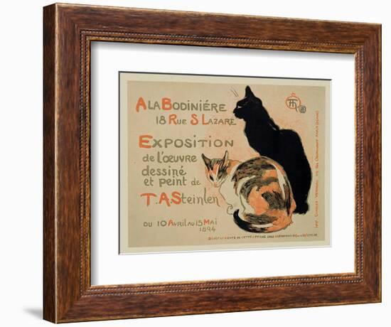 Exposition at Bodiniere-Théophile Alexandre Steinlen-Framed Art Print