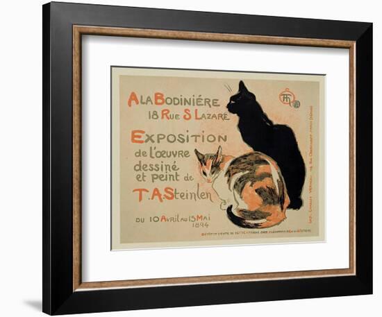 Exposition at Bodiniere-Théophile Alexandre Steinlen-Framed Art Print