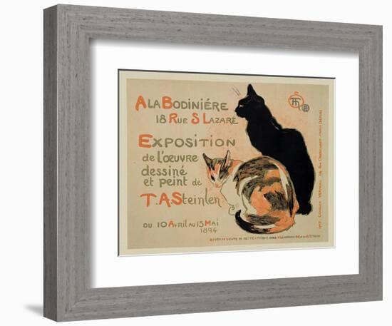 Exposition at Bodiniere-Théophile Alexandre Steinlen-Framed Art Print