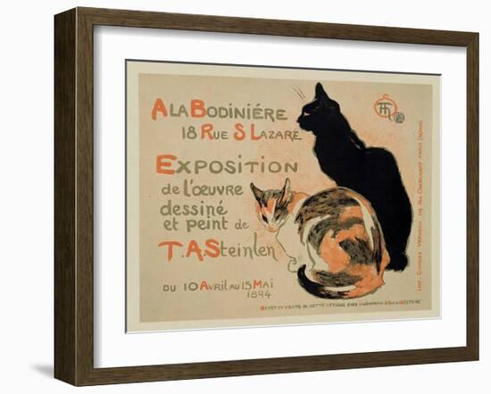 Exposition at Bodiniere-Théophile Alexandre Steinlen-Framed Art Print