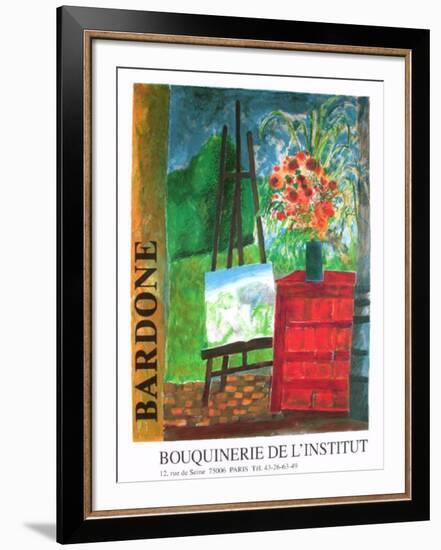 Exposition Bouquinerie De L'Institut-Guy Bardone-Framed Collectable Print