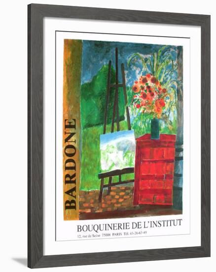 Exposition Bouquinerie De L'Institut-Guy Bardone-Framed Collectable Print