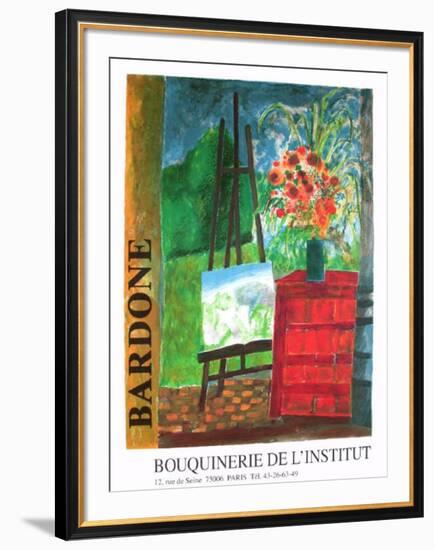 Exposition Bouquinerie De L'Institut-Guy Bardone-Framed Collectable Print