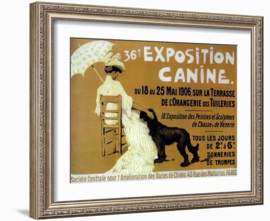 Exposition Canine-null-Framed Giclee Print