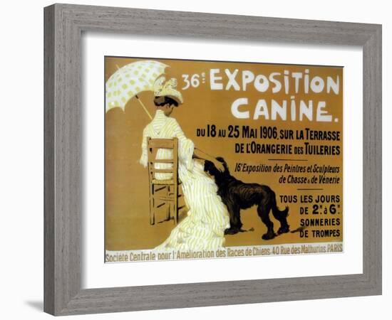 Exposition Canine-null-Framed Giclee Print