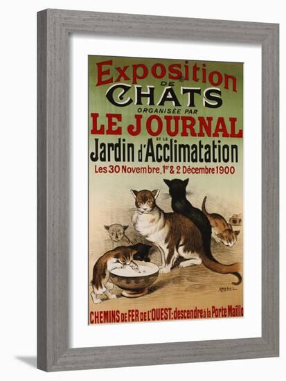 Exposition de Chats, 1900-Roedel-Framed Giclee Print