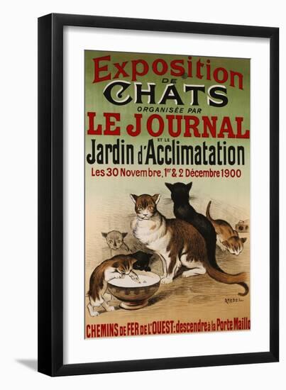 Exposition de Chats, 1900-Roedel-Framed Giclee Print