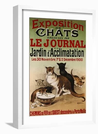 Exposition de Chats, 1900-Roedel-Framed Giclee Print