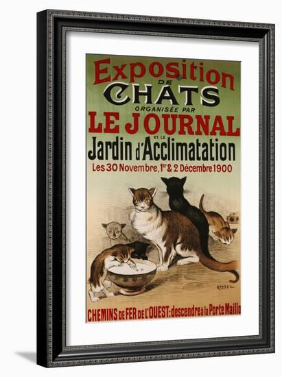 Exposition de Chats, 1900-Roedel-Framed Giclee Print