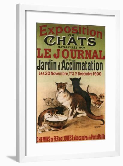 Exposition De Chats-null-Framed Giclee Print