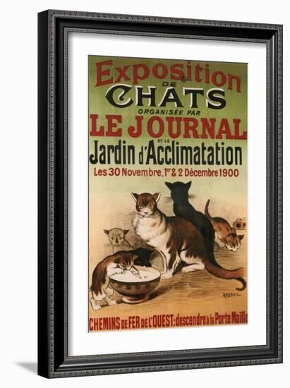 Exposition De Chats-null-Framed Giclee Print