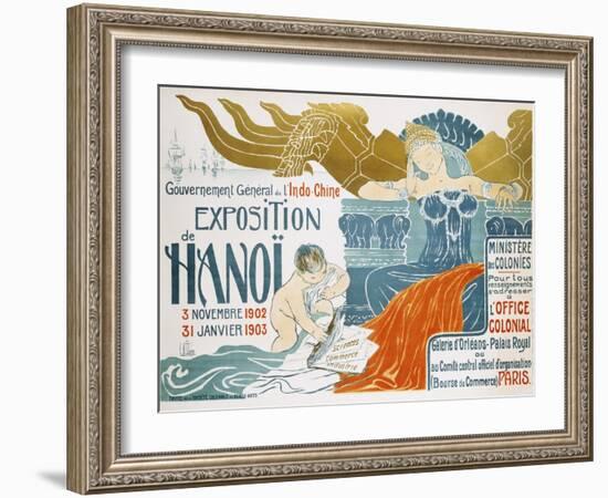 Exposition De Hanoi-Clementine-helene Dufau-Framed Giclee Print