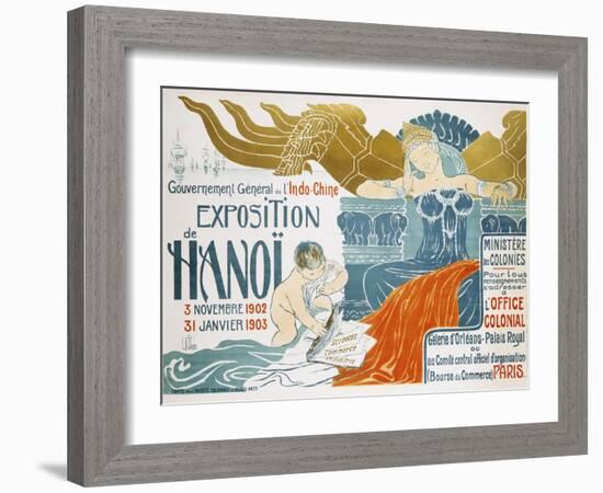 Exposition De Hanoi-Clementine-helene Dufau-Framed Giclee Print