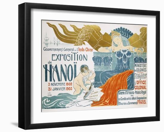 Exposition De Hanoi-Clementine-helene Dufau-Framed Giclee Print