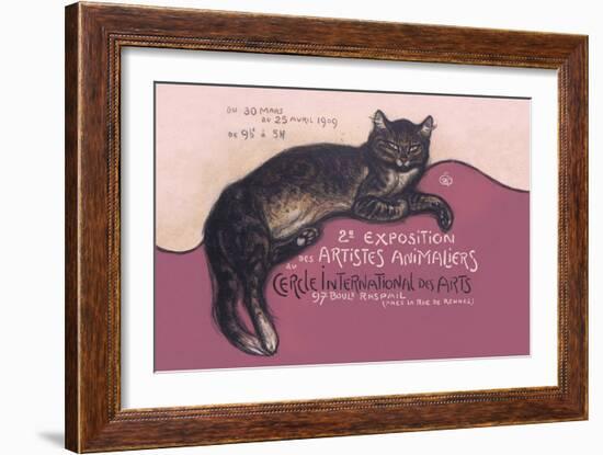 Exposition des Artistes Animaliers-Th?ophile Alexandre Steinlen-Framed Art Print