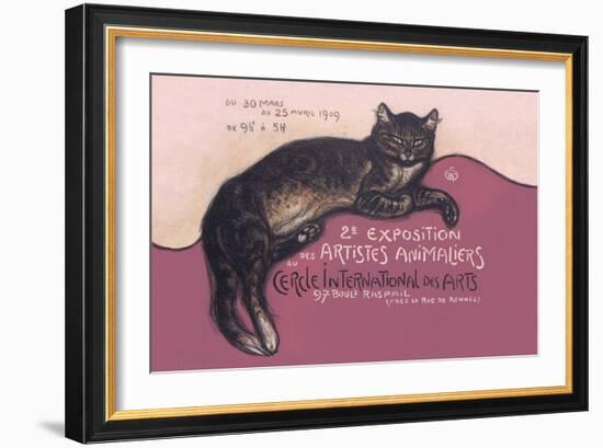 Exposition des Artistes Animaliers-Th?ophile Alexandre Steinlen-Framed Art Print