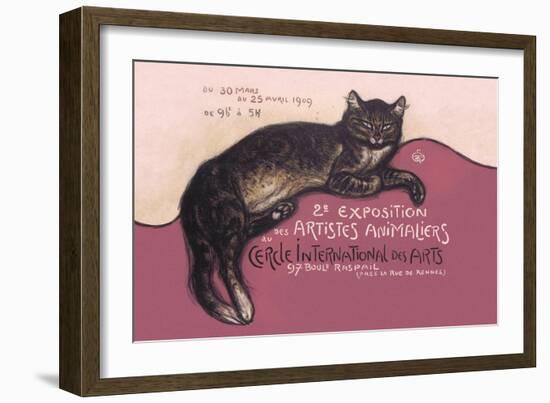 Exposition des Artistes Animaliers-Théophile Alexandre Steinlen-Framed Art Print