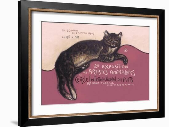 Exposition des Artistes Animaliers-Théophile Alexandre Steinlen-Framed Art Print