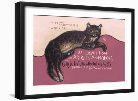 Exposition des Artistes Animaliers-Théophile Alexandre Steinlen-Framed Art Print