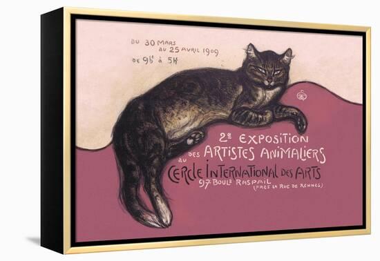 Exposition des Artistes Animaliers-Théophile Alexandre Steinlen-Framed Stretched Canvas
