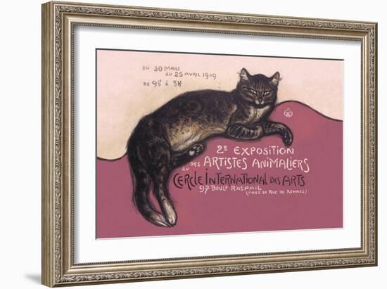 Exposition des Artistes Animaliers-Théophile Alexandre Steinlen-Framed Art Print