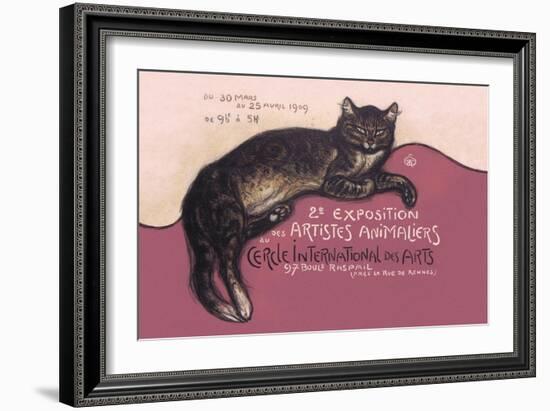 Exposition des Artistes Animaliers-Théophile Alexandre Steinlen-Framed Art Print