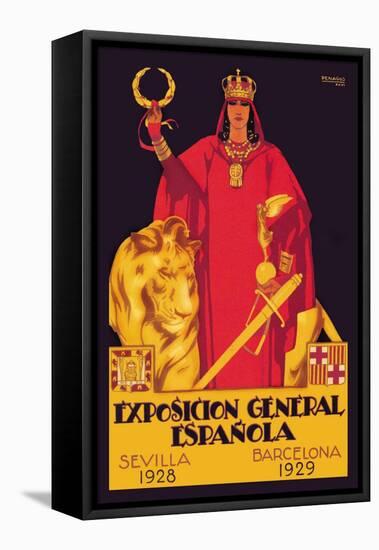 Exposition General Espanola-Rafael de Penagos-Framed Stretched Canvas