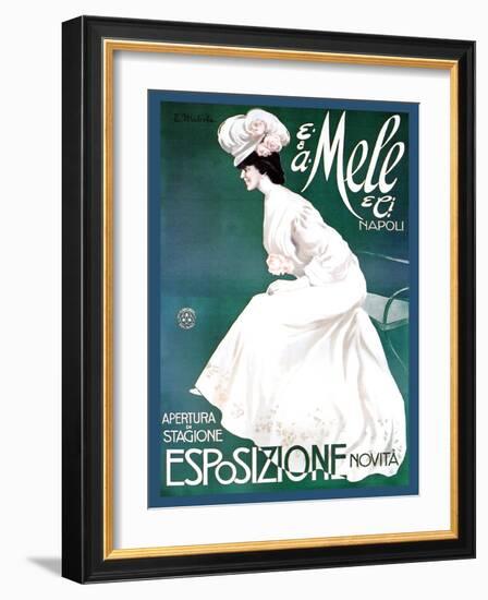 Exposition of Mele Appurtenances-Gian Emilio Malerba-Framed Art Print