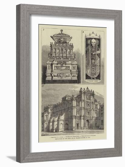 Exposition of the Body of St Francis Xavier at Goa-Henry William Brewer-Framed Giclee Print