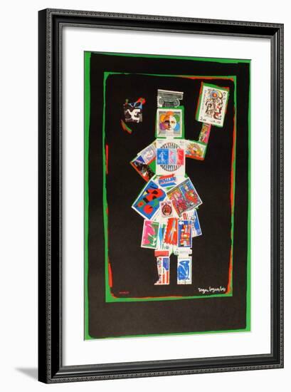 Exposition philatelique-Roger Bezombes-Framed Collectable Print