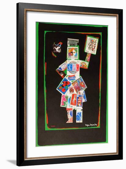 Exposition philatelique-Roger Bezombes-Framed Collectable Print