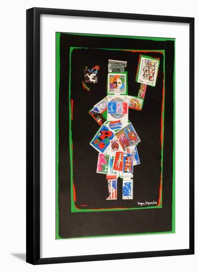 Exposition philatelique-Roger Bezombes-Framed Collectable Print