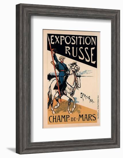 exposition Russe Champ de Mars-Caran D'Ache-Framed Art Print