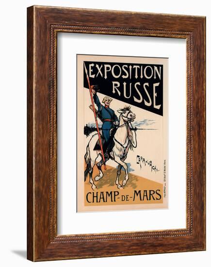 exposition Russe Champ de Mars-Caran D'Ache-Framed Art Print