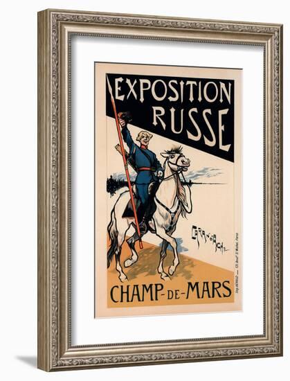 exposition Russe Champ de Mars-Caran D'Ache-Framed Art Print