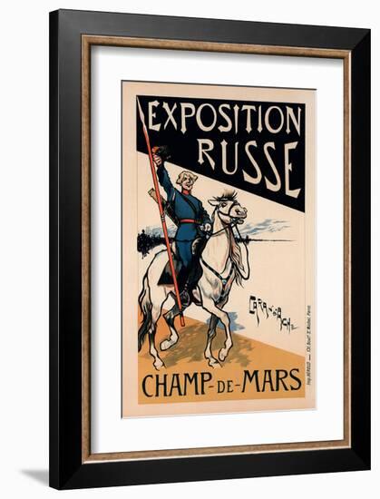 exposition Russe Champ de Mars-Caran D'Ache-Framed Art Print