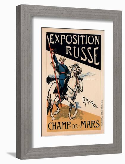 exposition Russe Champ de Mars-Caran D'Ache-Framed Art Print