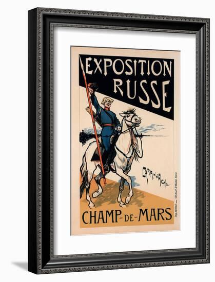 exposition Russe Champ de Mars-Caran D'Ache-Framed Art Print