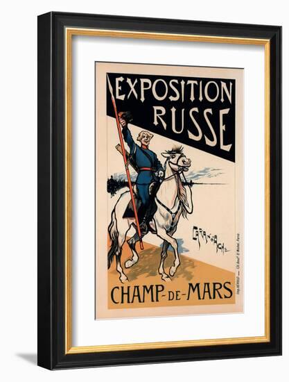 exposition Russe Champ de Mars-Caran D'Ache-Framed Art Print