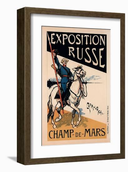 exposition Russe Champ de Mars-Caran D'Ache-Framed Art Print