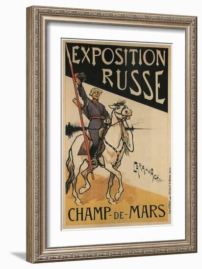 Exposition Russe Champ De Mars-Caran D'Ache-Framed Art Print