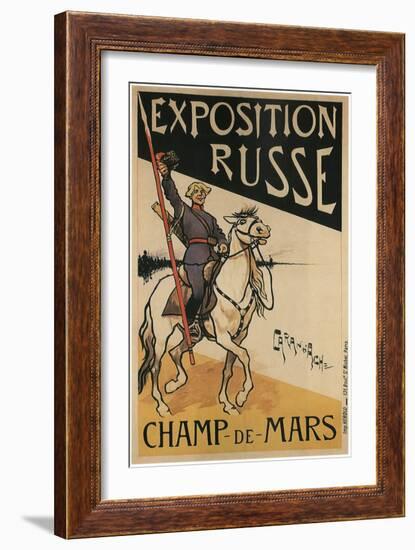 Exposition Russe Champ De Mars-Caran D'Ache-Framed Art Print