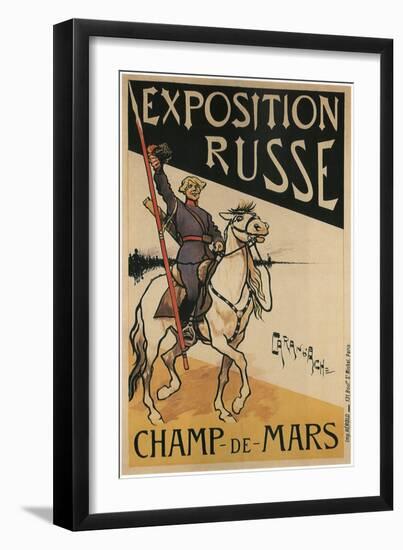 Exposition Russe Champ De Mars-Caran D'Ache-Framed Art Print
