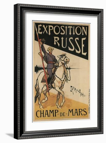 Exposition Russe Champ De Mars-Caran D'Ache-Framed Art Print