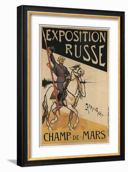 Exposition Russe Champ De Mars-Caran D'Ache-Framed Art Print