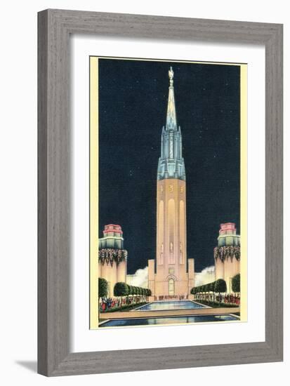 Exposition Tower, San Francisco World's Fair-null-Framed Art Print