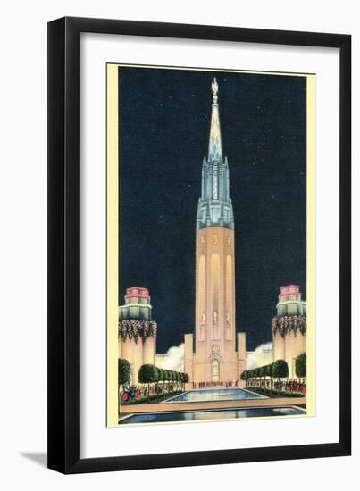 Exposition Tower, San Francisco World's Fair-null-Framed Art Print